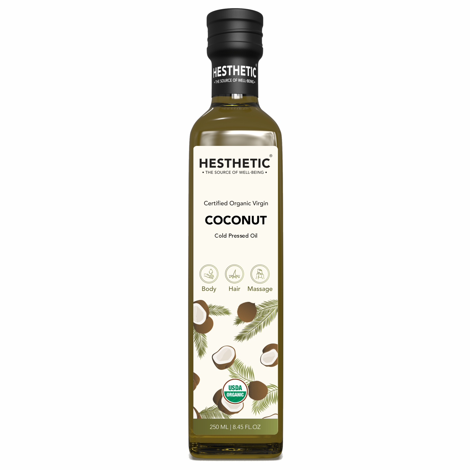 USDA Certified Organic Virgin Cold-Pressed Coconut Oil